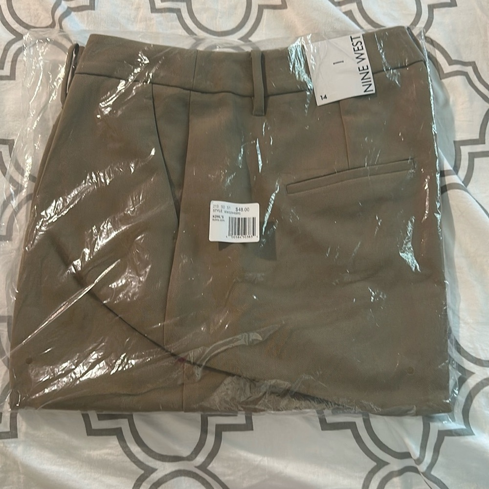 High Rise Straight Leg Trouser